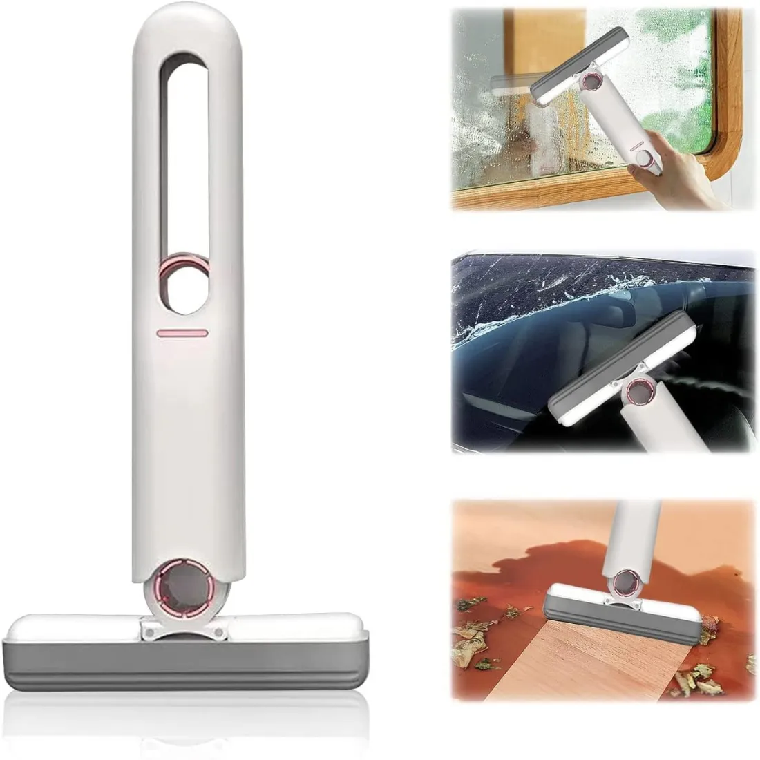 portable mini mop, self squeeze mop, small sponge mop, mini mop for bathroom, hands-free mop, absorbent cleaning mop, compact mop, mini cleaning sponge mop