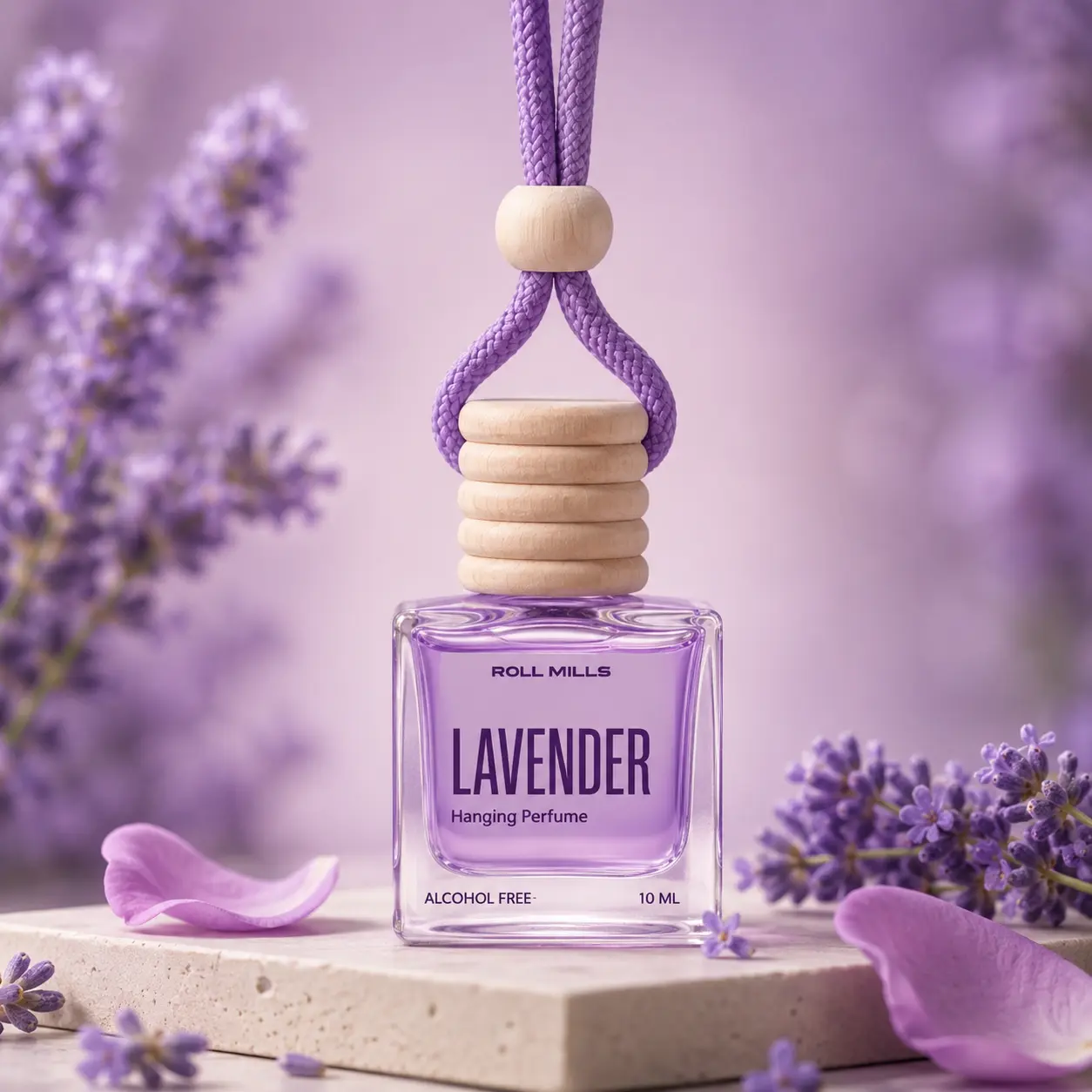 Lavender Hang Perfume 10ml – Premium Calming Aroma Diffuser for Car & Home