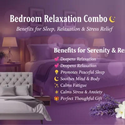 Roll Mills Midnight Calm Bedroom Combo Kit – Luxury Relaxation Set