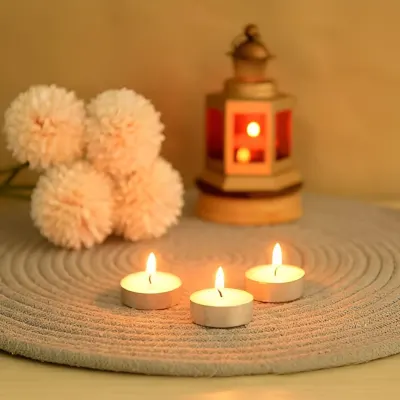 Mini Tealight Scented Candles – Pack of 20 | Premium Long-Lasting Smokeless Cotton Wick Tealights